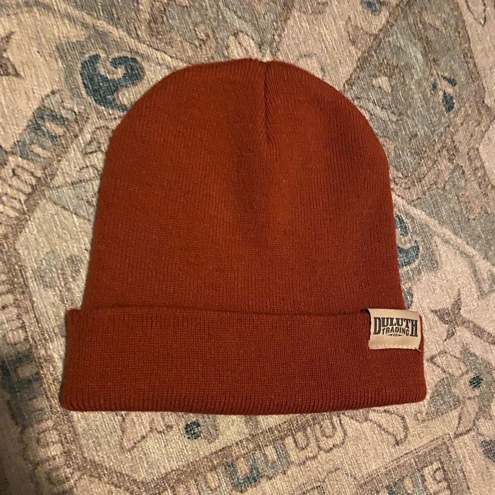 Duluth burnt orange beenie - Picture 2 of 5